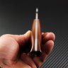 Нож Рекс цельнометаллический порошковая сталь S90V рукоять черно-оранжевая G10