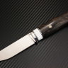 Нож Скаут большой сталь K390 рукоять стабилизированная карельская береза/кориан