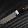 Taiga knife steel K340 handle stabilized Karelian birch/corian /mosaic pins