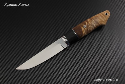 Нож Кардинал сталь D2 рукоять стабилизированный сувель березы/стабилизированный граб/мозаичные пины