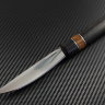 Нож Якутский сталь кованная Х12МФ (термоциклированная) рукоять стабилизированный граб/железное дерево