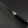 Нож Скаут сталь S390 рукоять стабилизированный граб/зуб мамонта/мозаичные пины