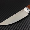 Hunting knife steel Elmax handle stabilized hornbeam/iron wood/mosaic pins