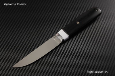 Нож Фин (клин от обуха) сталь N690 рукоять микарта/кориан/мозаичные пины