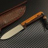 Нож Шейный Кефарт №2 порошковая сталь Elmax рукоять ironwood/карбон/в наличии