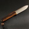 Нож Шейный Кефарт №2 порошковая сталь Elmax рукоять ironwood/карбон/в наличии
