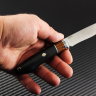 Knife Kid No. 3 steel Elmax handle stabilized hornbeam/iron wood/mosaic pins