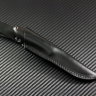 Hunting knife steel Elmax handle mikarta/mosaic pins