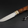 Scout knife steel M390 handle iron wood /mammoth tooth/mosaic pins