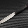 Knife techno-finka steel N690 handle mikarta stone processing