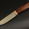 Нож Скаут №3 из стали М398 рукоять ironwood/сквозной монтаж/медь/ в наличии