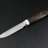 Нож Финка сталь Elmax, рукоять стабилизированный корень ореха/кориан