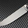 Scout knife powder steel M398 handle mikarta /composite material kirinite /mosaic pins/bolster nickel silver
