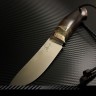 Нож Авторский (Таежный) Сталь м398 рукоять /мокуме/зуб мамонта/ironwood/ в наличии
