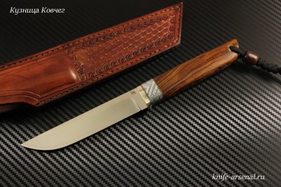 Нож в японском стиле из стали Elmax/рукоять ironwood/карбон/в наличии