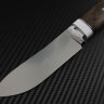 Нож Таёжный сталь D2 рукоять корень ореха/кориан