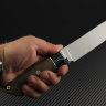 Нож Таёжный сталь К340 рукоять корень ореха/киринит