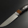 Scout knife steel S390 handle stabilized hornbeam/Iron wood/Mosaic pins