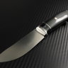 Taiga knife powder steel M390 handle mikarta /composite material kirinite/mosaic pins