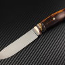 Нож Таёжный сталь M398 рукоять железное дерево/зуб мамонта/мозаичные пины/больстер бронза