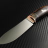 Нож Таёжный сталь M398 рукоять железное дерево/зуб мамонта/мозаичные пины/больстер бронза