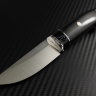 Hunting knife powder steel Elmax handle mikarta /composite material kirinite/mosaic pins