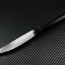 Нож Якутский  сталь Кованая Х12МФ рукоять черный граб