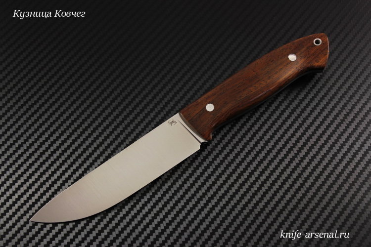 Scout knife all-metal steel Elmax handle rosewood