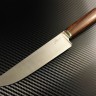 Elmax powder steel mining knife handle Arizona iron wood/nickel silver