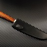 Нож Приисковый из порошковой стали Elmax рукоять Аризонское железное дерево/мельхиор