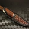 Нож Скаут из стали М398 рукоять ironwood/бивень мамонта/сквозной монтаж/мокумэ/ в наличии