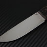 Knife Spaniard all-metal powder steel M390 handle stabilized Karelian birch