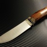 Taiga knife steel M398 handle iron wood /mammoth tooth/mosaic pins/nickel silver bolster