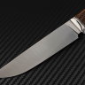 Scout knife steel M390 handle stabilized mammoth tusk/stabilized black hornbeam/mosaic pins/nickel silver bolster